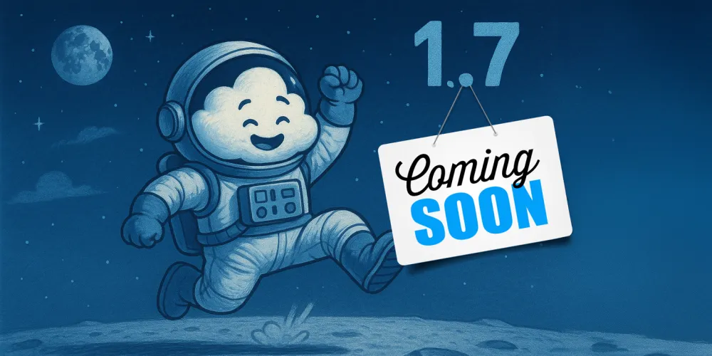 J’en Cloud! fera sa rentrée en 1.7 avant un pas de géant vers une version 2.0