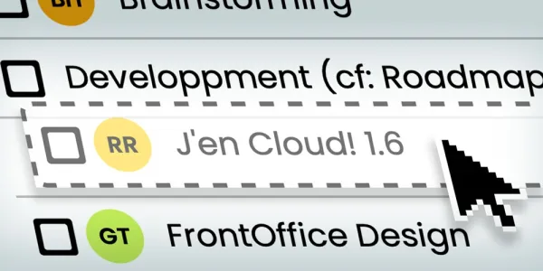 visuel La version 1.6 de J’en Cloud! est de sortie avec de belles nouveautés.