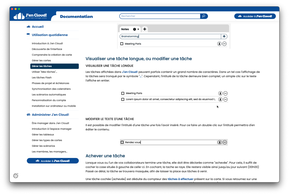 Documentation complète de l’outil de gestion de projet
