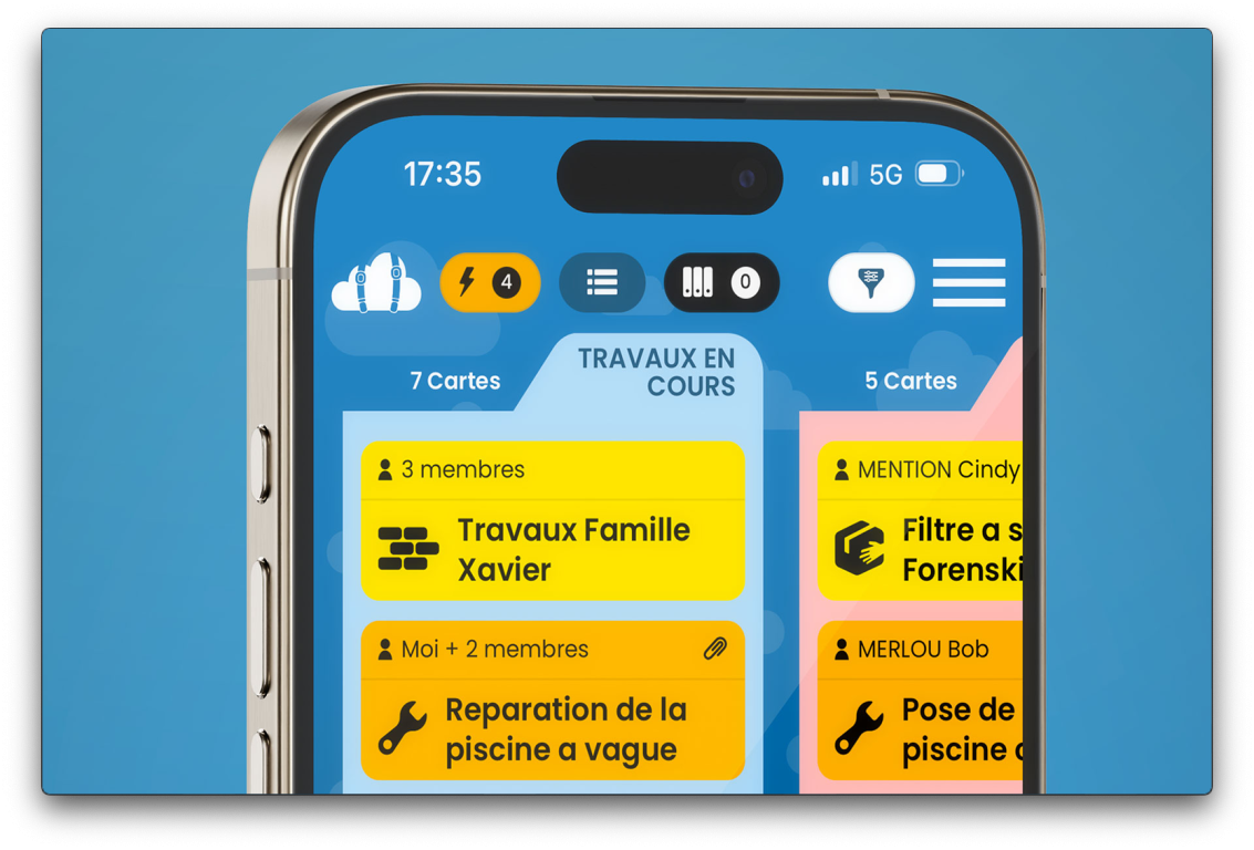 J'en cloud! App mobile de gestion de projet (logiciel)